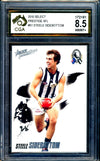 2010 Select Prestige AFL Steele Sidebottom ROOKIE CARD Graded CGA 8.5