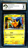 2023 Pokemon McDonald's Collection #6 Pikachu HOLO Graded CGA 8 TCG