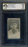 1932 Sweetacres Test Match Records #16 Don Bradman Graded CGA 3 Cricke