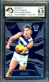 2024 Select AFL Luminous THUNDERBOLT Tanner Bruhn graded CGA 9.5 Geelo