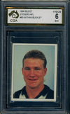 1994 Select Sticker Nathan Buckley ROOKIE CARD Graded CGA 6