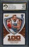 2024 Select AFL Footy Stars MILESTONE GAMES Tom Atkins Graded CGA 10 G