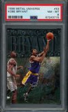 1997-98 METAL UNIVERSE #53 NBA Kobe Bryant Graded PSA 8 LA Lakers