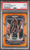 2022 Panini Prizm NBA ORANGE PRIZM /49 Wilt Chamberlain Graded PSA 9 P