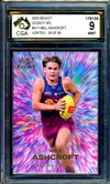 2023 Select AFL Legacy VORTEX Will Ashcroft ROOKIE CARD Graded CGA 9 L