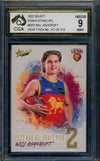 2022 Select AFL Rising Stars DRAFT PICK ROOKIE Will Ashcroft Graded CG